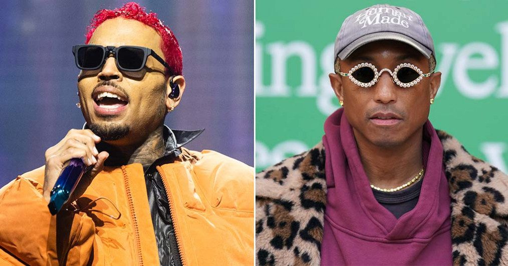 Chris Brown and Pharrell