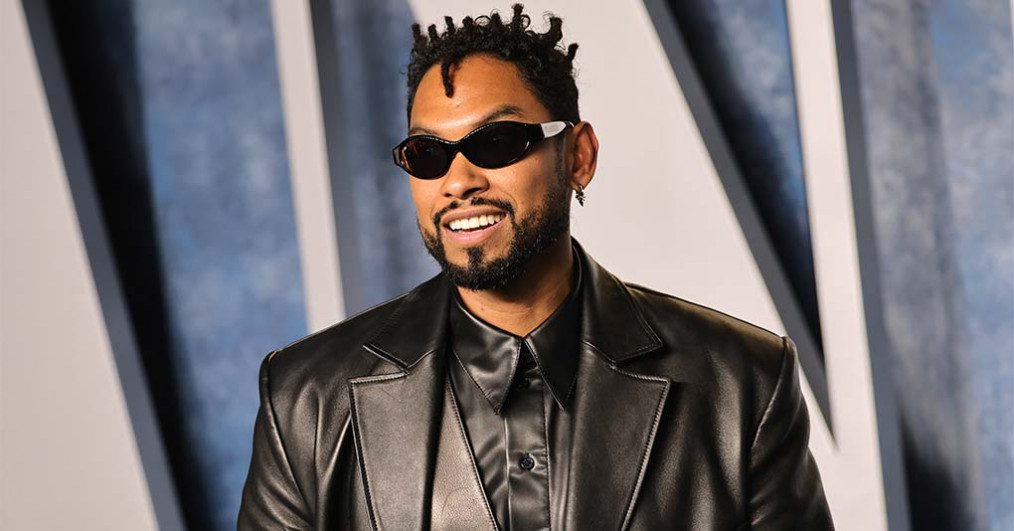 Miguel attends the 2023 Vanity Fair Oscar Party Hosted By Radhika Jones at Wallis Annenberg Center