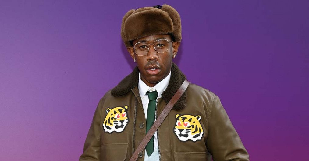 Tyler, The Creator attends the Louis Vuitton Fall/Winter 2022/2023 show as part of Paris Fashion Week