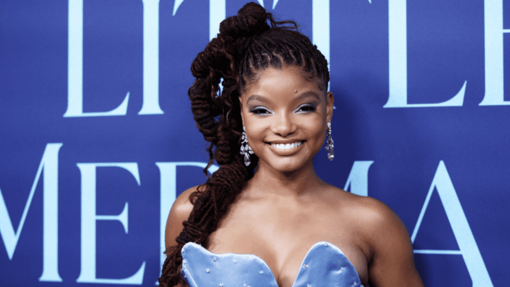 Halle Bailey at The Little Mermaid Premiere