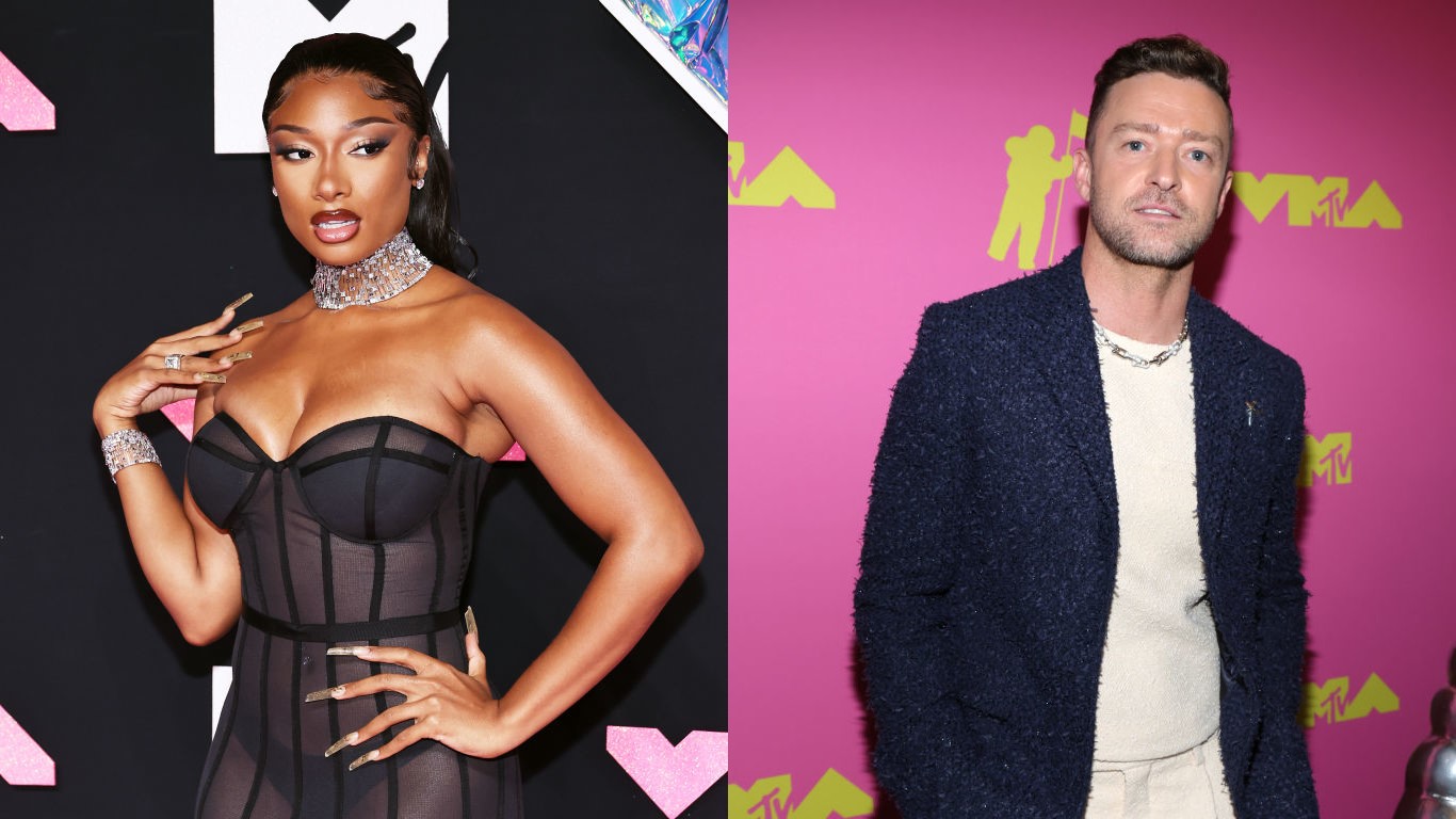 Justin Timberlake, Megan Thee Stallion Put VMA Fight Rumors To Rest –