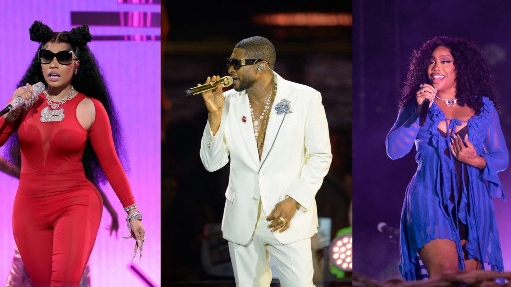 Nicki Minaj, Usher, and SZA