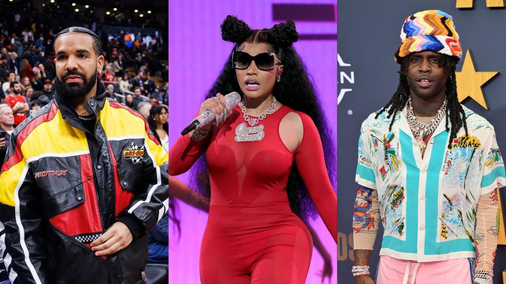 Drake, Nicki Minaj, and Chief Keef