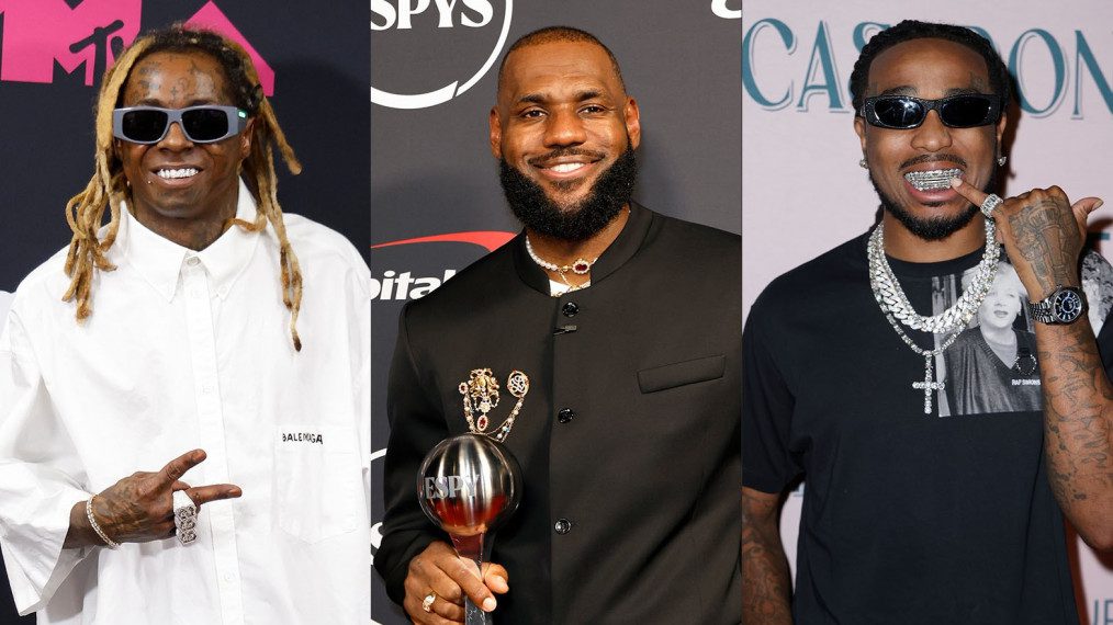 Lil Wayne, LeBron James, and Quavo