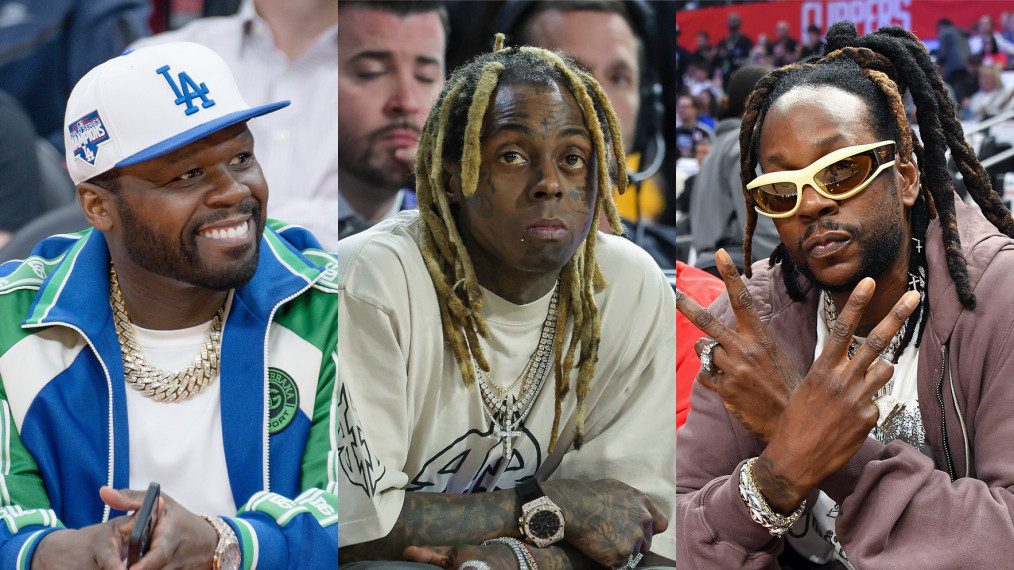 50 Cent, Lil Wayne and 2 Chainz