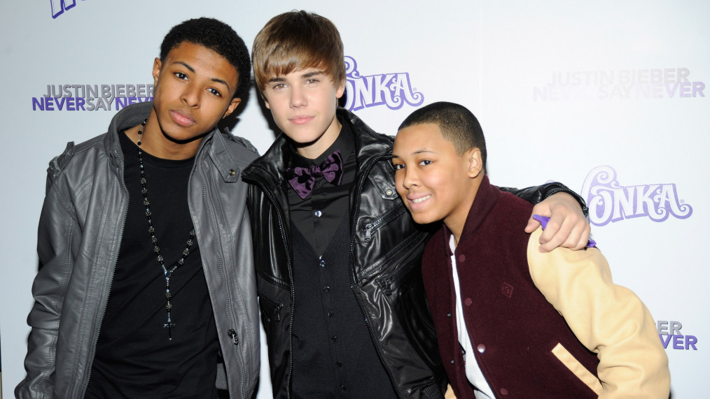 Diggy & Russy Simmons and Justin Bieber