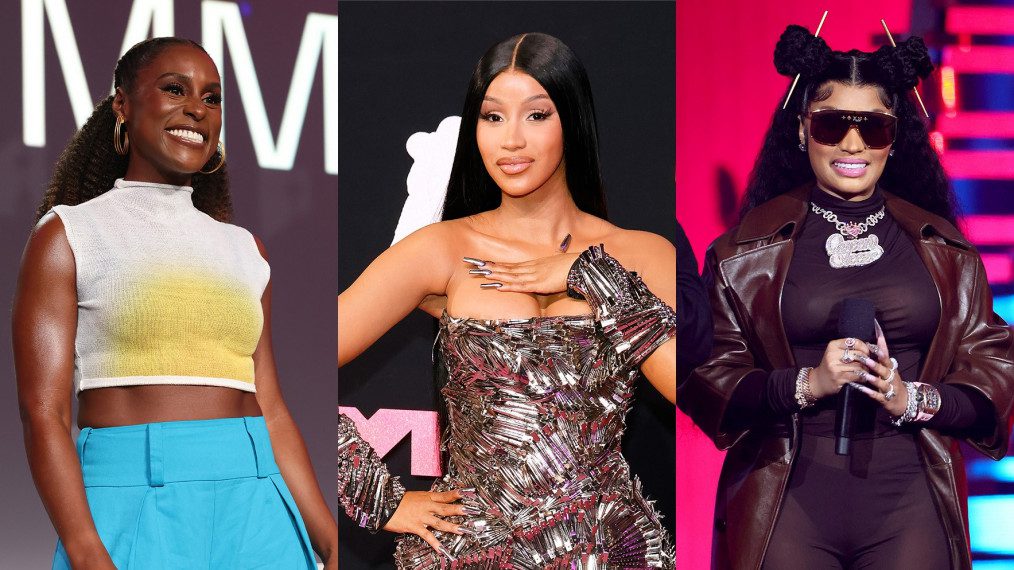 Issa Rae, Cardi B, and Nicki Minaj
