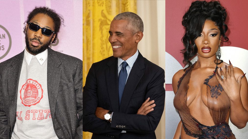 Brent Faiyaz, Barack Obama and Megan Thee Stallion