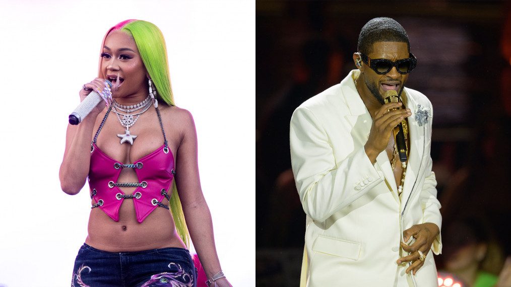 Saweetie and Usher