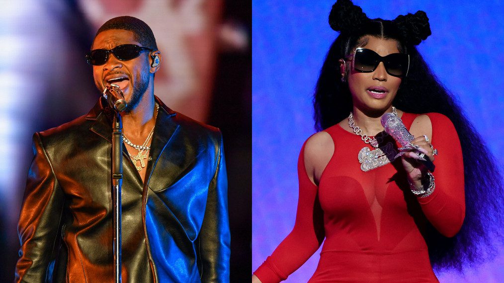 Usher and Nicki Minaj