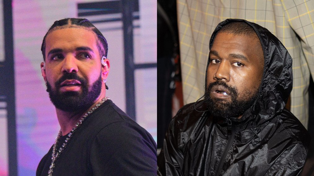 Drake and Ye AKA Kanye West