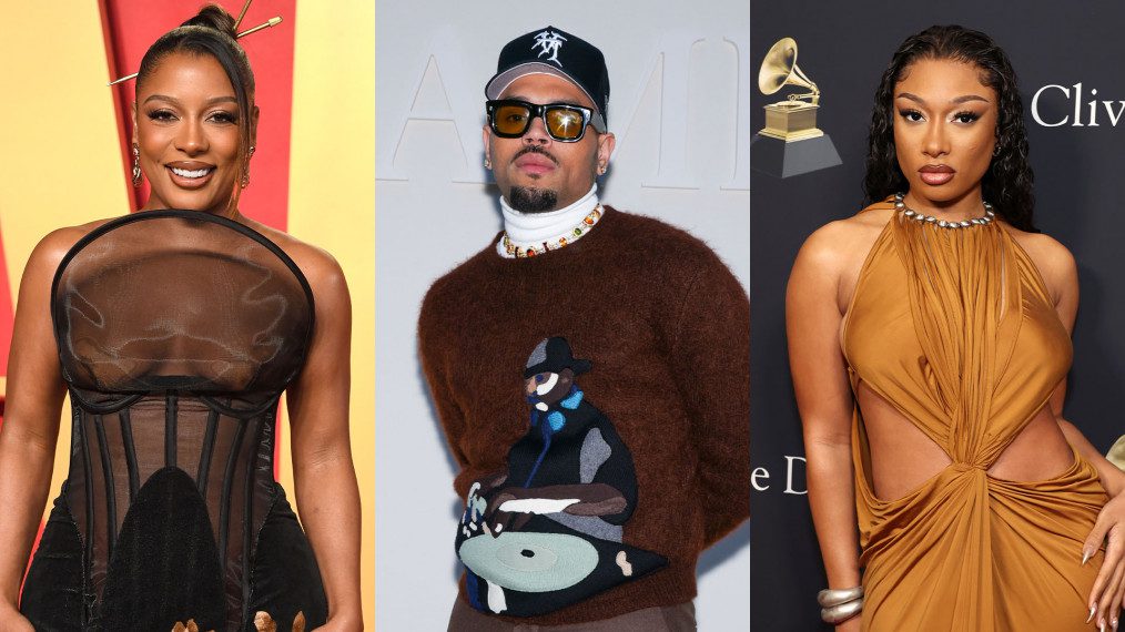 NCAAP Image Awards winners Victoria Monet, Chris Brown, and Megan Thee Stallion