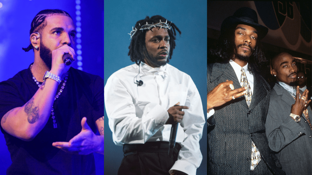 Drake, Kendrick Lamar, Snoop Dogg + Tupac Shakur
