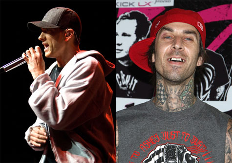 Eminem and Travis Barker