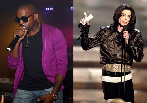 Kanye West and Michael Jackson