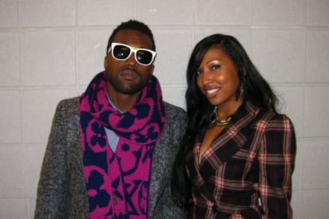 Kanye West and Melanie Fiona