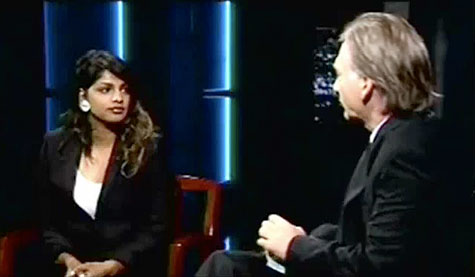 M.I.A. and Bill Maher