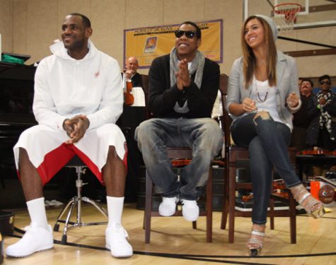 LeBron James, Jay-Z, and Beyoncé