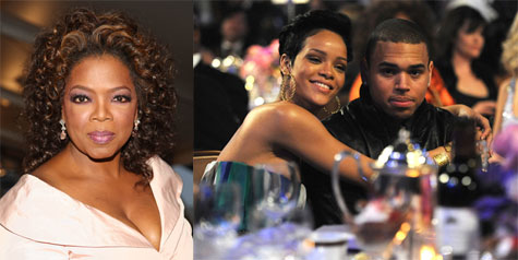 Oprah, Rihanna, and Chris Brown