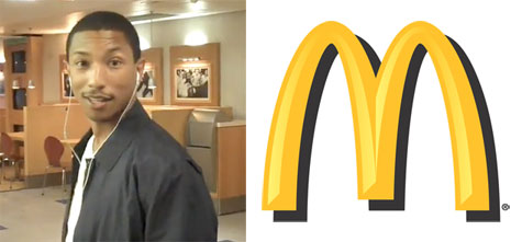 Pharrell at McDonald's