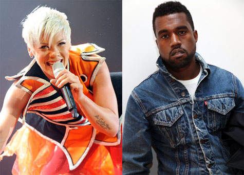 Pink and Kanye West
