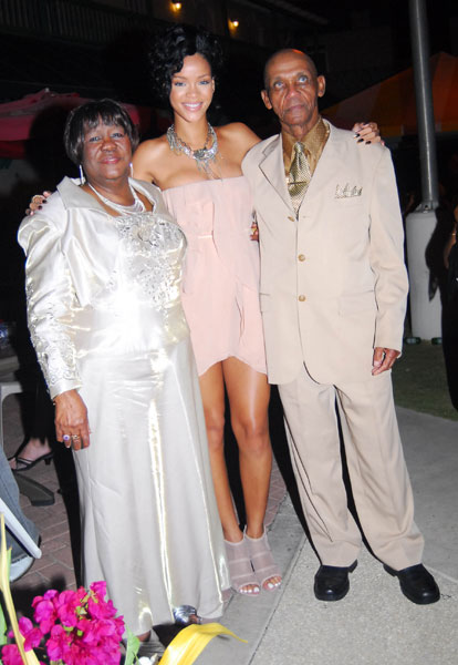 Rihanna and Grandparents