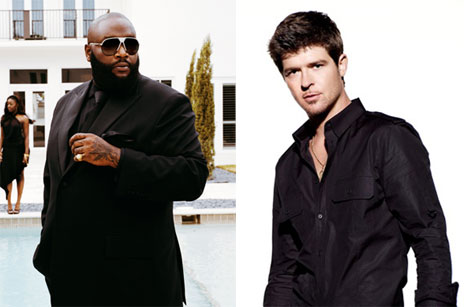 Rick Ross and Robin Thicke