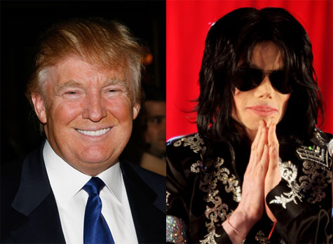 Donald Trump and Michael Jackson