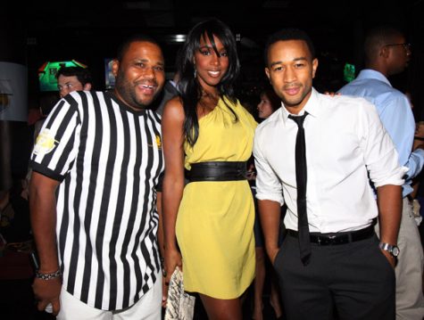 Anthony Anderson, Kelly Rowland, and John Legend