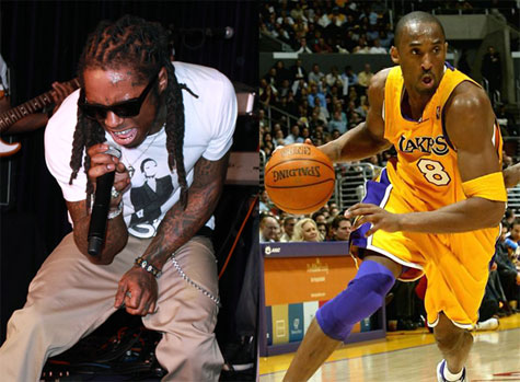 Lil Wayne and Kobe Bryant