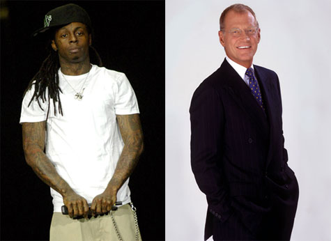 Lil Wayne and David Letterman